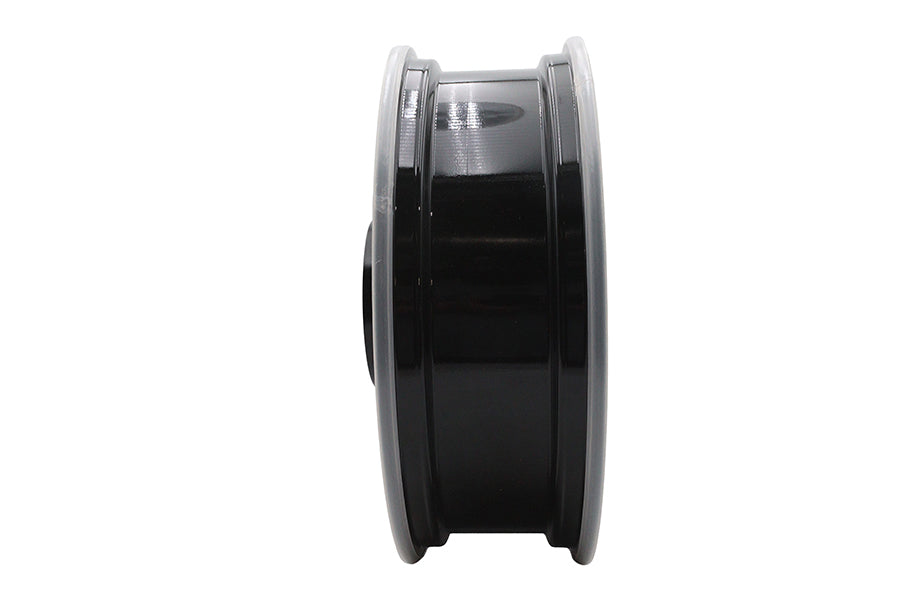 Duro 36 Fat Spoke Rear Wheel for Harley Davidson FLHT - 18 Inch x 5.5 Inch Gloss Black, Part No. HS-RW-C366-BLA