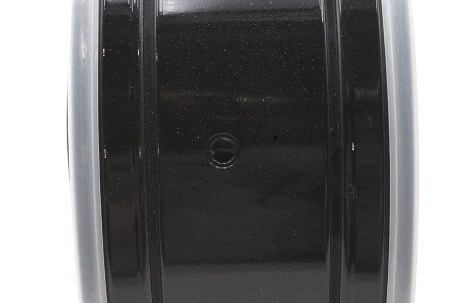 Duro 36 Fat Spoke Rear Wheel for Harley Davidson FLHT - 18 Inch x 5.5 Inch Gloss Black, Part No. HS-RW-C366-BLA