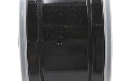 Duro 36 Fat Spoke Rear Wheel for Harley Davidson FLHT - 18 Inch x 5.5 Inch Gloss Black, Part No. HS-RW-C366-BLA