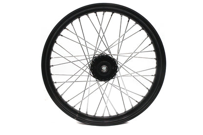 V-Twin 21 inch x 2.15 inch Front Spool Wheel in Black (Part #51699)