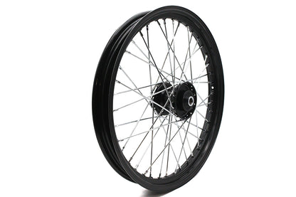 V-Twin 21 inch x 2.15 inch Front Spool Wheel in Black (Part #51699)