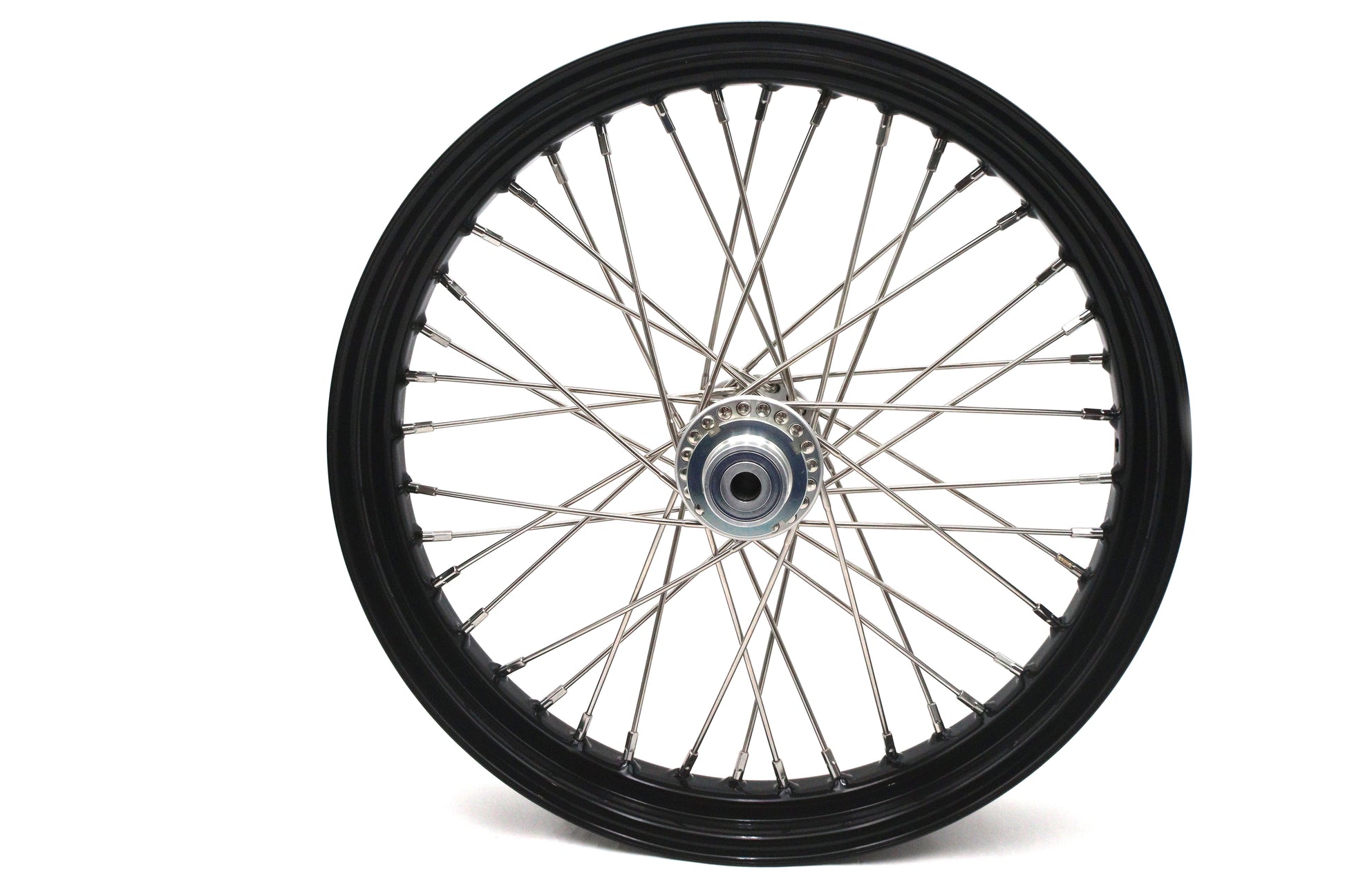 V-Twin XR 750 19 inch x 3-inch Rear Wheel with Black Rim for Harley Davidson W Models