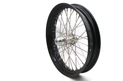 V-Twin XR 750 19 inch x 3-inch Rear Wheel with Black Rim for Harley Davidson W Models