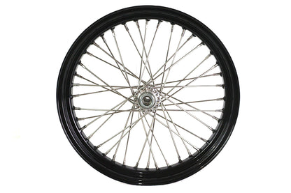 V-Twin XR 750 19 Inch x 3.00 Inch Front Spoke Wheel Black for Harley Davidson XR Models