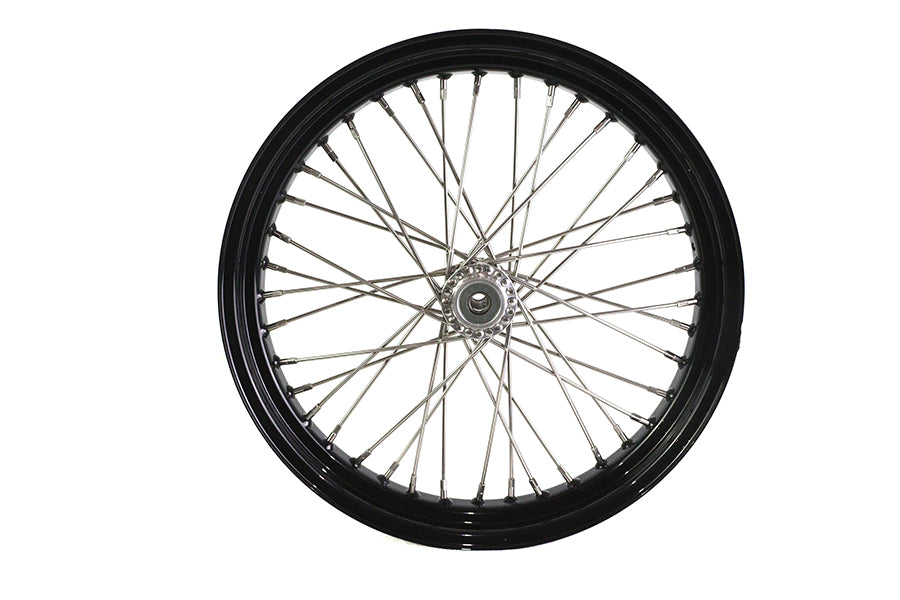 V-Twin XR 750 19 Inch x 3.00 Inch Front Spoke Wheel Black for Harley Davidson XR Models
