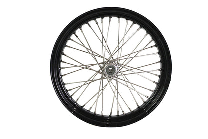 V-Twin XR 750 19 Inch x 3.00 Inch Front Spoke Wheel Black for Harley Davidson XR Models