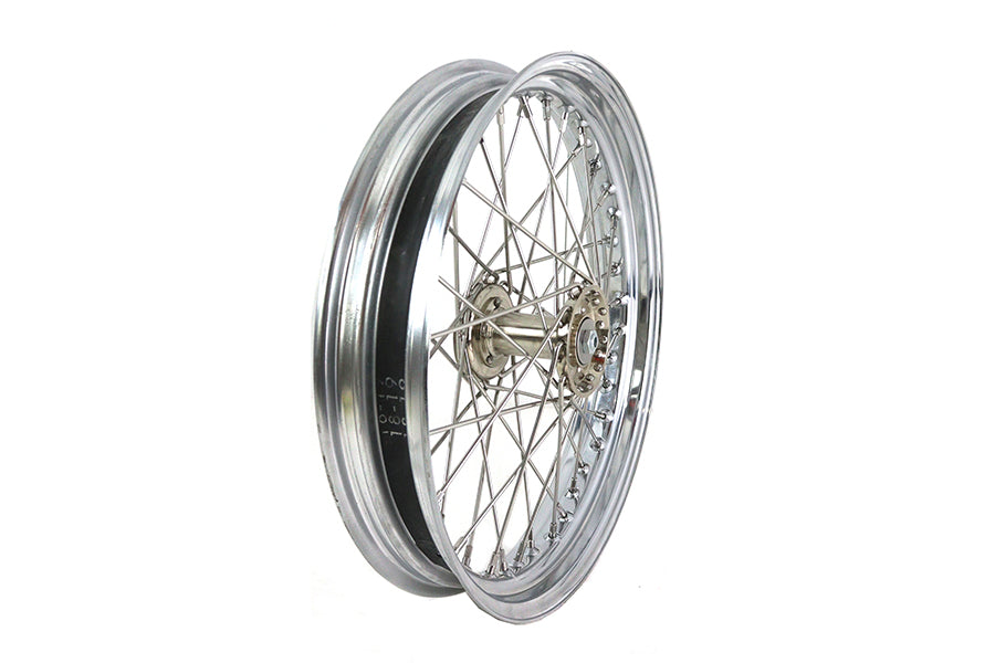 V-Twin WR 19 Inch x 3.00 Front Spool Wheel with Chrome Rim for Harley Davidson WL