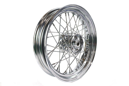 V-Twin 16 inch x 3.00 inch Replica Rear Spoke Wheel for Harley Davidson EL and FL Models