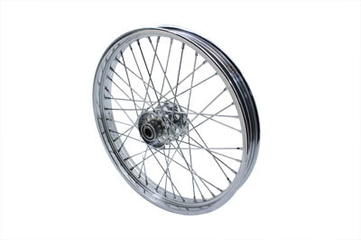 V-Twin 21 Inch x 2.15 Inch Front Spoke Wheel for Harley Davidson EL and FL Models
