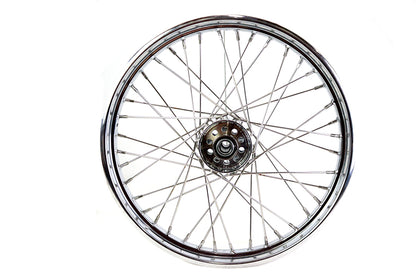 V-Twin 21 Inch x 2.15 Inch Front Spoke Wheel for Harley Davidson EL and FL Models