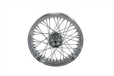 V-Twin 18 inch x 4.25 inch Rear Spoke Wheel for Harley Davidson EL & FL Models