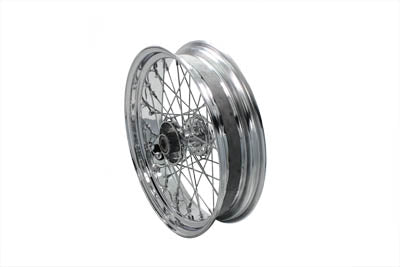 V-Twin 18 inch x 4.25 inch Rear Spoke Wheel for Harley Davidson EL & FL Models