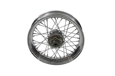 V-Twin Rear or Front 16 Inch x 3.50 Inch Spoke Wheel for Harley Davidson FX