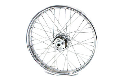 V-Twin 21 Inch x 2.15 Inch Front Spoke Wheel for Harley Davidson FXWG