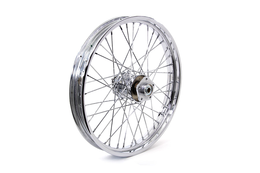 V-Twin 21 Inch x 2.15 Inch Front Spoke Wheel for Harley Davidson FXWG