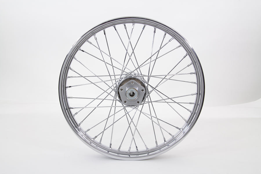 V-Twin 21 Inch x 2.15 Inch Front Spoke Wheel for Harley Davidson FXWG