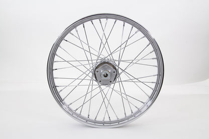 V-Twin 21 Inch x 2.15 Inch Front Spoke Wheel for Harley Davidson FXWG