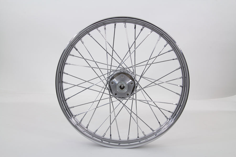 V-Twin 21 Inch x 2.15 Inch Front Spoke Wheel for Harley Davidson FXWG