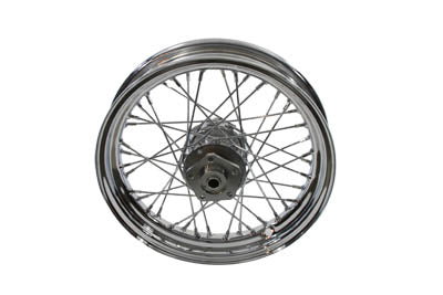 V-Twin 16 Inch x 3.00 Inch Front or Rear Spoke Wheel for Harley Davidson FL 1973-1982