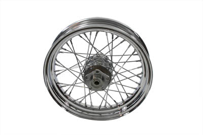 V-Twin 16 Inch x 3.00 Inch Front or Rear Spoke Wheel for Harley Davidson FL 1973-1982
