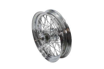 V-Twin 16 Inch x 3.00 Inch Front or Rear Spoke Wheel for Harley Davidson FL 1973-1982