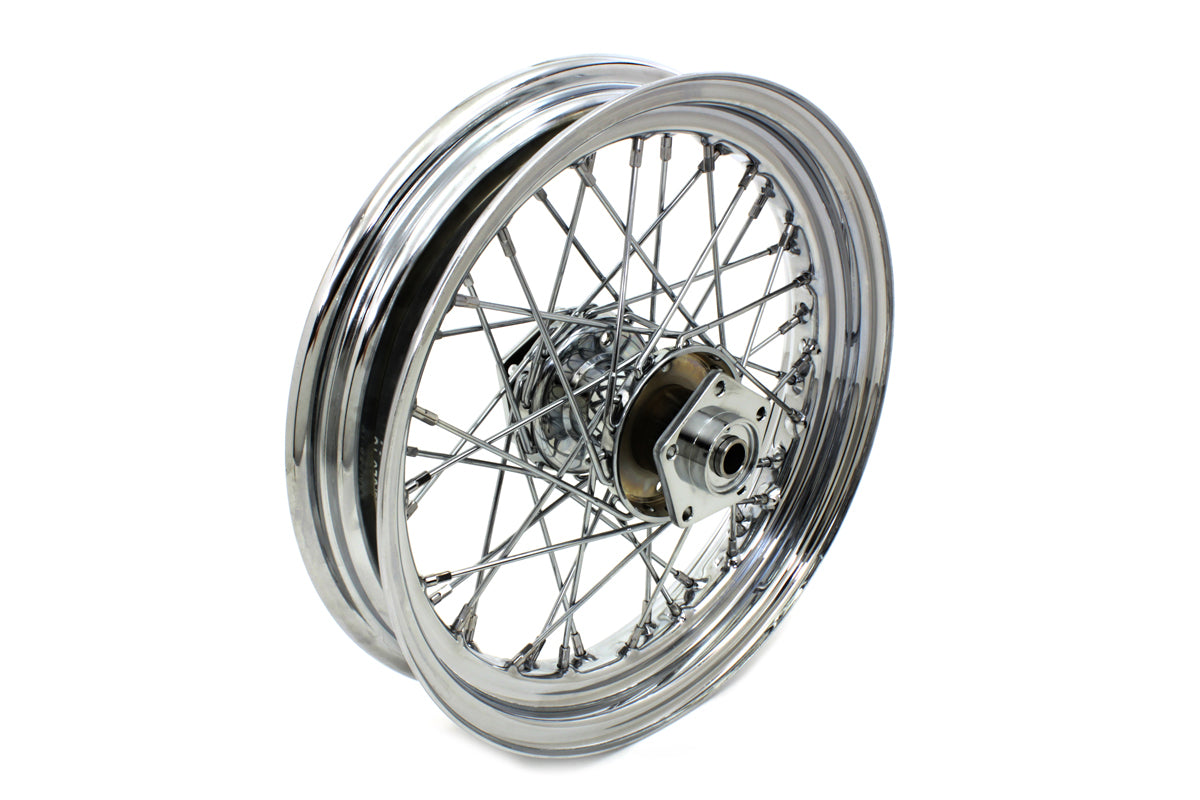 V-Twin 16 inch x 3.00 inch Front Spoke Wheel for Harley Davidson FXWG