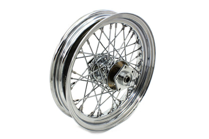 V-Twin 16 inch x 3.00 inch Front Spoke Wheel for Harley Davidson FXWG
