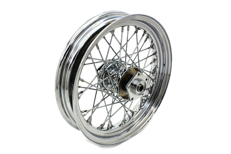 V-Twin 16 inch x 3.00 inch Front Spoke Wheel for Harley Davidson FXWG