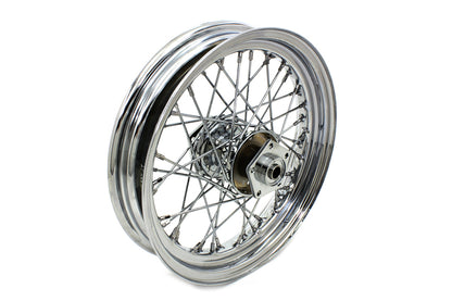 V-Twin 16 inch x 3.00 inch Front Spoke Wheel for Harley Davidson FXWG