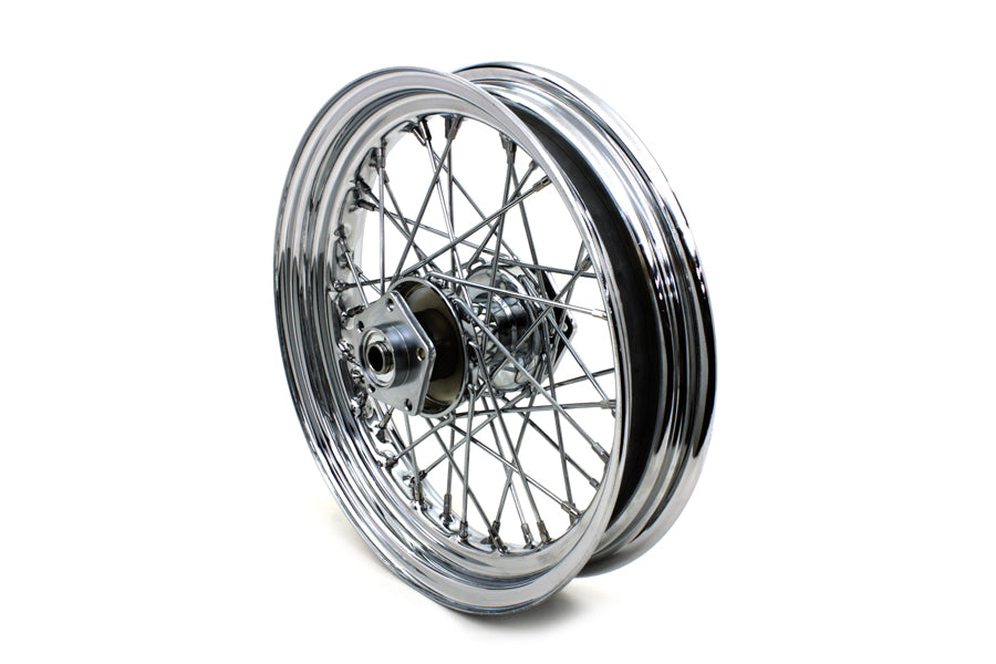 V-Twin 16 inch x 3.00 inch Front Spoke Wheel for Harley Davidson FXWG