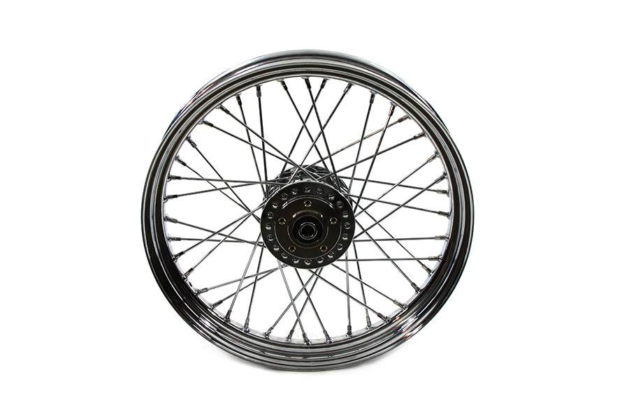 V-Twin 19 Inch x 2.50 Inch Front Spoke Wheel for Harley Davidson Fx and FXE Models