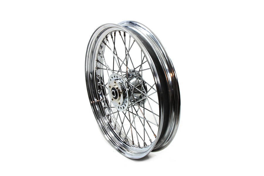 V-Twin 19 Inch x 2.50 Inch Front Spoke Wheel for Harley Davidson Fx and FXE Models