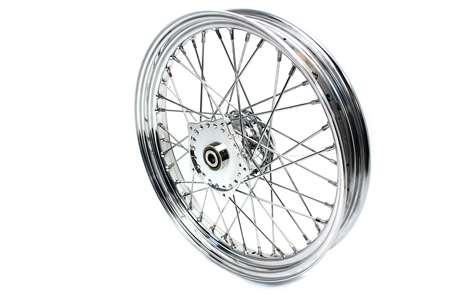 V-Twin 19 inch x 2.50 inch Front Spoke Wheel for Harley Davidson FX and XL Models
