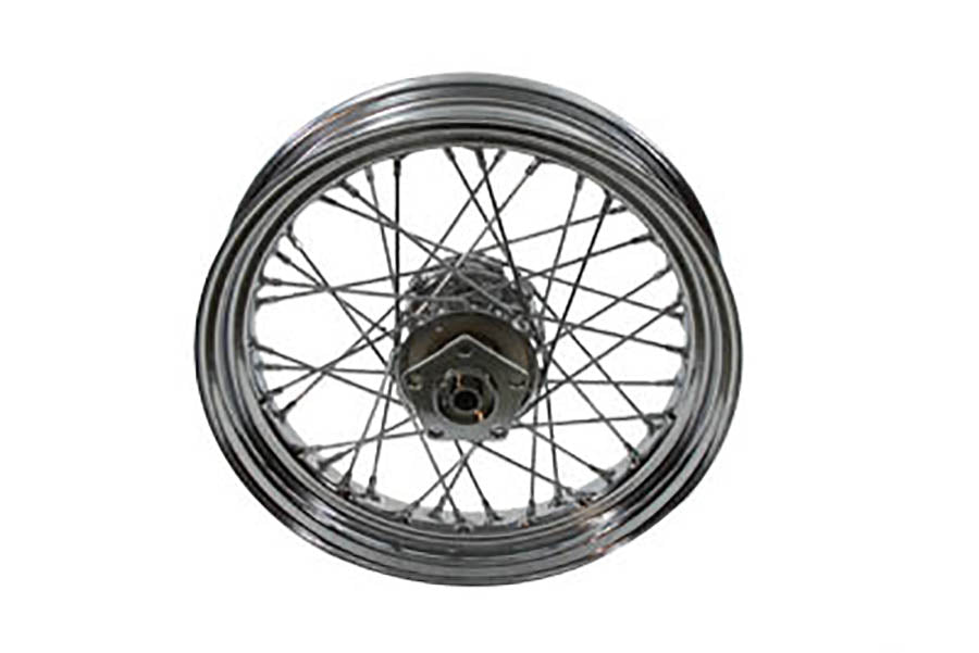 V-Twin 16 inch x 3.00 inch Rear Spoke Wheel for Harley Davidson XL Models