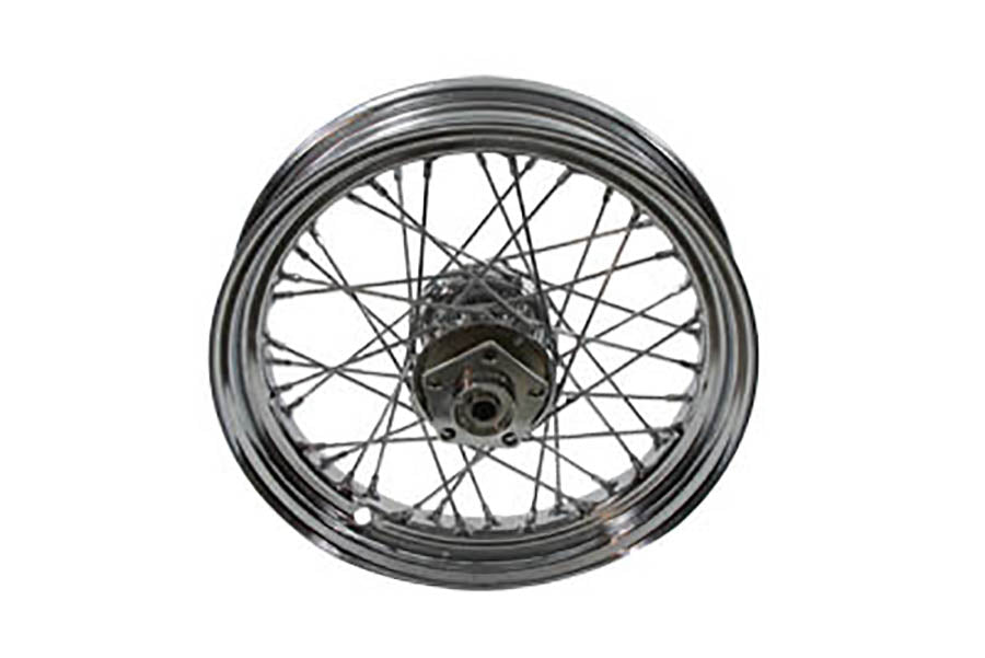 V-Twin 16 inch x 3.00 inch Rear Spoke Wheel for Harley Davidson XL Models