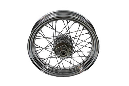 V-Twin 16 inch x 3.00 inch Rear Spoke Wheel for Harley Davidson XL Models