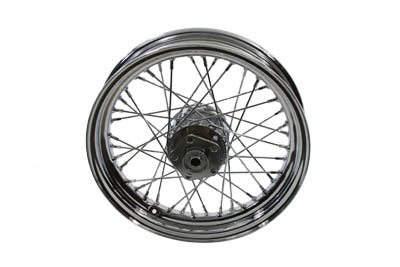 V-Twin 16 Inch x 3.00 Inch Rear Spoke Wheel for Harley Davidson FXR, FXST, FXE, XL