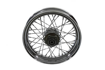 V-Twin 16 Inch x 3.00 Inch Rear Spoke Wheel for Harley Davidson XL, FXE, FXR