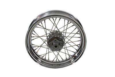 V-Twin 16 Inch x 3.00 Inch Front or Rear Spoke Wheel for Harley Davidson FL