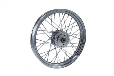 V-Twin 19 Inch x 2.50 Inch Front Spoke Wheel Kit for Harley Davidson FXR (Part #63147)