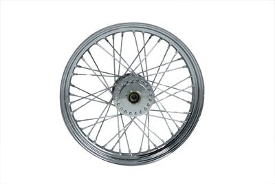 V-Twin 19 Inch x 2.50 Inch Front Spoke Wheel Kit for Harley Davidson FXR (Part #63147)
