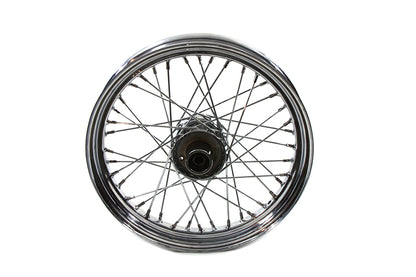 V-Twin 18 inch x 2.50 inch Front Spoke Wheel for Harley Davidson FXSTS