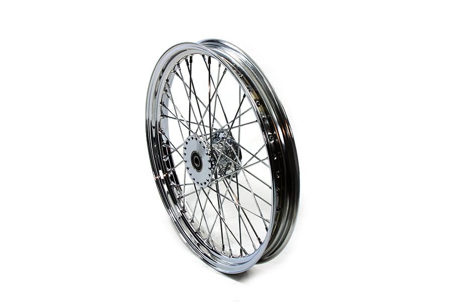 V-Twin 21 inch x 2.15 inch Spool Front Wheel for Harley Davidson Models with 3/4 inch Axles