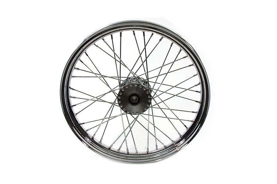 V-Twin 21 inch x 2.15 inch Spool Front Wheel for Harley Davidson Models with 3/4 inch Axles