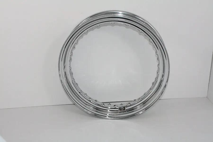 V-Twin 16 Inch x 3.00 Inch Rear Rim Drop Center with Small Side Valve Stem Hole by V-Twin