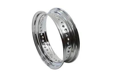 V-Twin 16 Inch x 4.50 Inch Rim Rear Drop Center - Chrome Finish by V-Twin