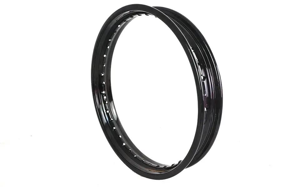 V-Twin 11218B 18 Inch Black Motorcycle Rim - 2.15 Inch Width by V-Twin