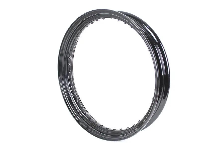 V-Twin 11224B 19 Inch Drop Center Black Wheel Rim for Motorcycle by V-Twin