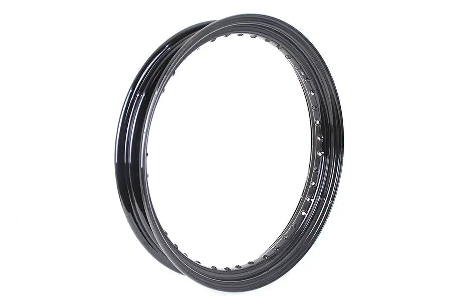V-Twin 11224B 19 Inch Drop Center Black Wheel Rim for Motorcycle by V-Twin
