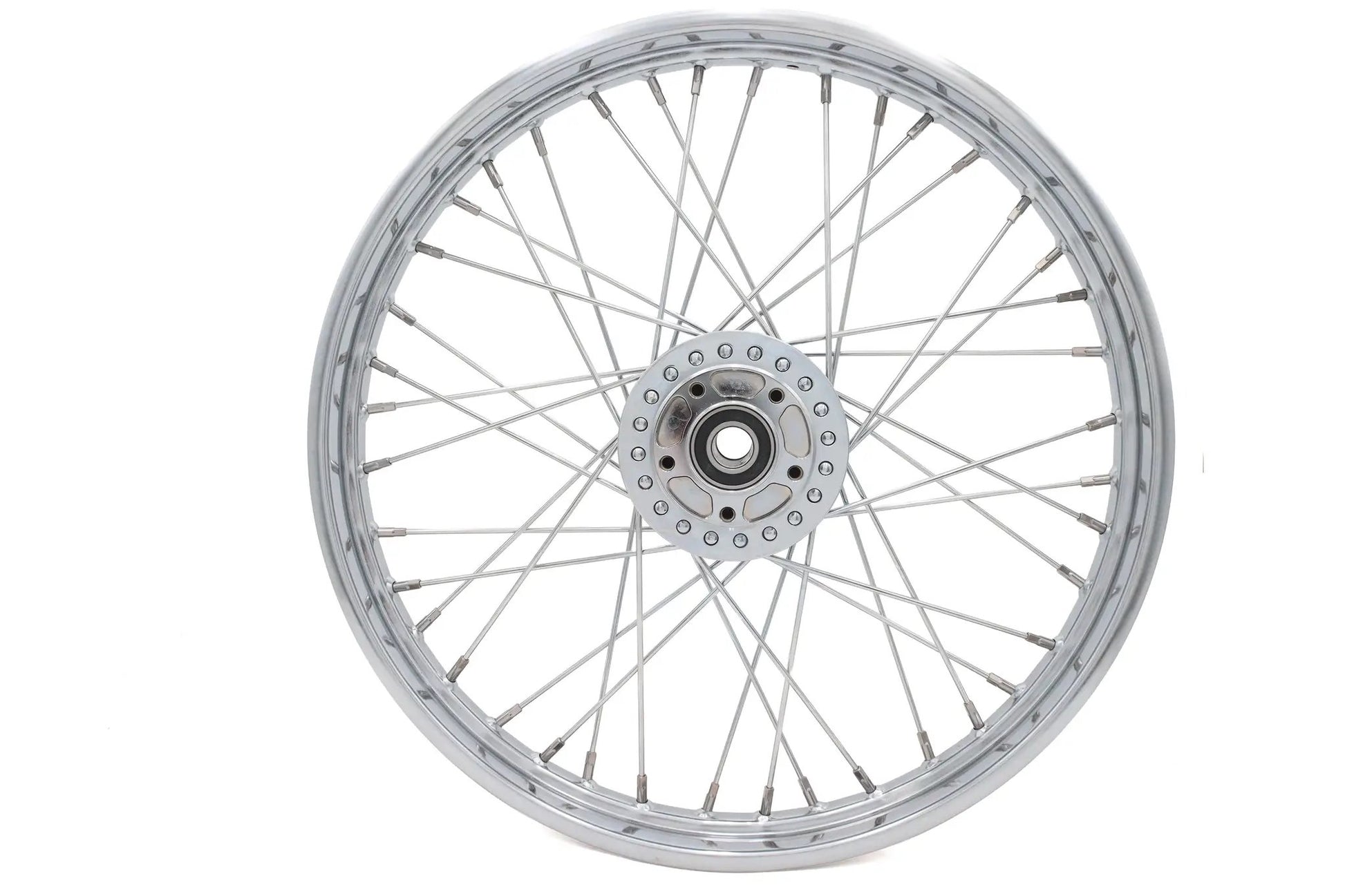 V-Twin 21 inch x 2.15 inch Front Wheel Assembly Chrome - Part 64560 by V-Twin
